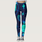 Connected Minds Pattern 2 Leggings (Voorkant)