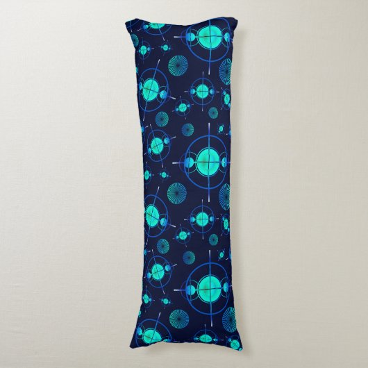 Connected Minds Pattern 2 Lichaamskussen (Voorkant Verticaal)