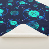 Connected Minds Pattern 2 Sherpa Deken (3/4)