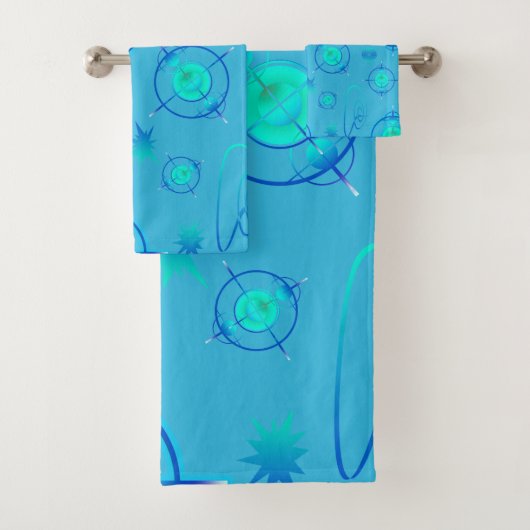 Connected Minds Pattern Bad Handdoek (Insitu)