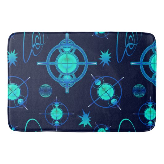 Connected Minds Pattern Badmat (Voorkant)