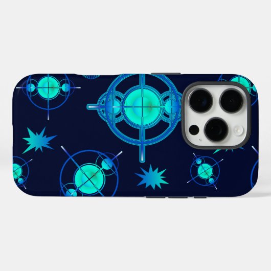 Connected Minds Pattern Case-Mate iPhone Case (Achterkant (horizontaal))