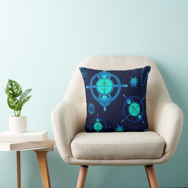 Connected Minds Pattern Kussen (Stoel)