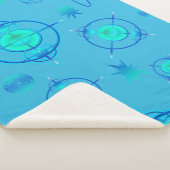 Connected Minds Pattern Sherpa Deken (3/4)