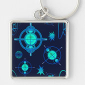 Connected Minds Pattern Sleutelhanger (Voorkant)