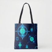 Connected Minds Pattern Tote Bag (Voorkant)