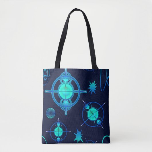 Connected Minds Pattern Tote Bag (Voorkant)