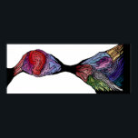 Connected Poster<br><div class="desc">From the video "I Can't Believe How Beautiful This Ink And Wash Turned Out — ARRTX Watercolor First Impressions"</div>