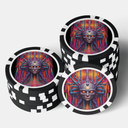 Connected to the New Reality Poker Chips (Opstapeling)