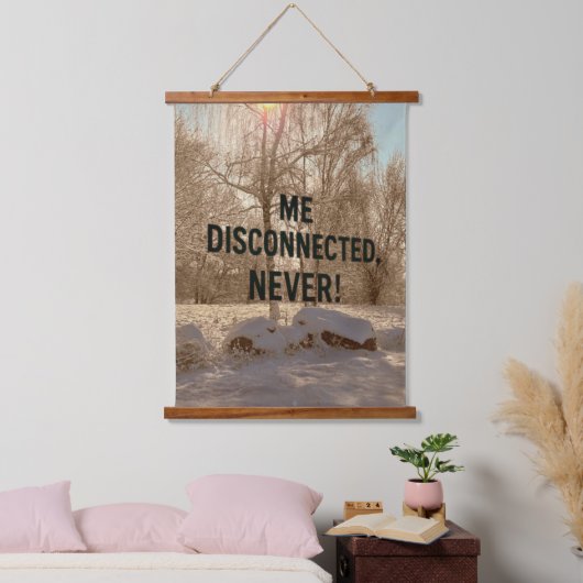 Connected to the Wild Hangend Wandkleed (Slaapkamer)