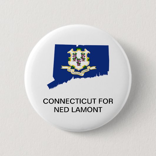 CONNECTICUMENT VOOR NED LAMONT GOVERNOR Button (Voorkant)