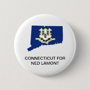 CONNECTICUMENT VOOR NED LAMONT GOVERNOR Button