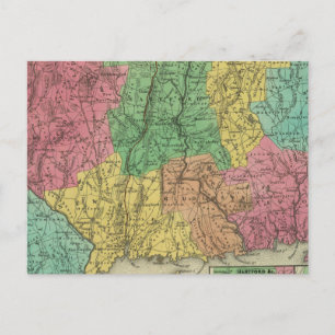 Connecticut 10 briefkaart