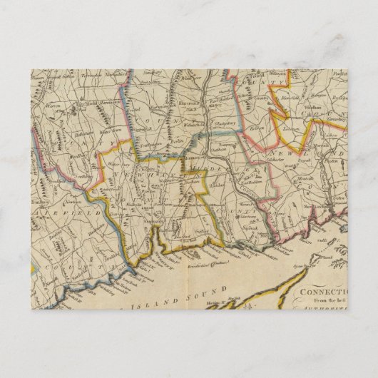 Connecticut 10 briefkaart (Voorkant)