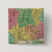 Connecticut 10 vierkante button 5,1 cm (Voorkant)