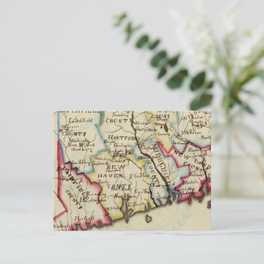 Connecticut 11 briefkaart (Staand voorkant)