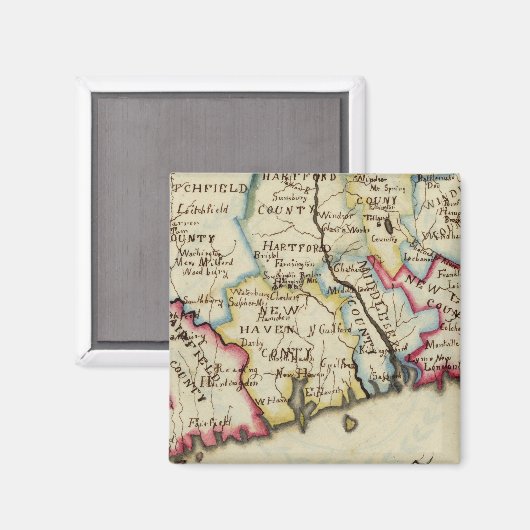 Connecticut 11 magneet (Voorkant / Achterkant)