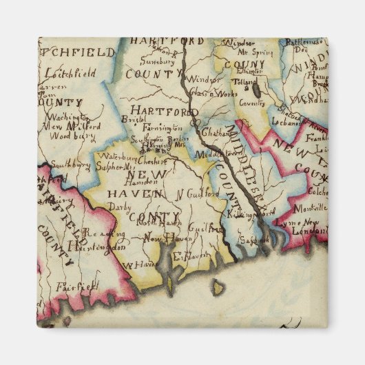 Connecticut 11 magneet (Voorkant)