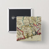 Connecticut 11 vierkante button 5,1 cm (Voorkant /achterkant)