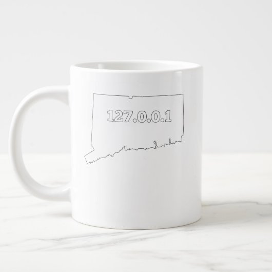 Connecticut 127.0.0.1 Home Computer Nerd IP Grote Koffiekop (Links)