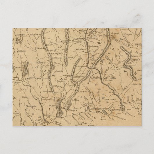 Connecticut 12 briefkaart (Voorkant)