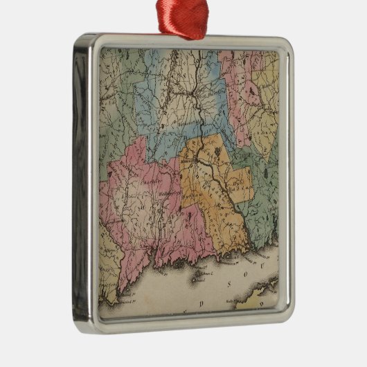 Connecticut 13 metalen ornament (Rechts)