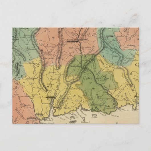 Connecticut 2 briefkaart (Voorkant)