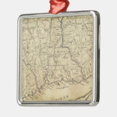 Connecticut 2 metalen ornament (Links)