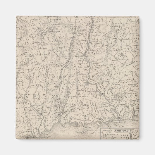 Connecticut 3 magneet (Voorkant)