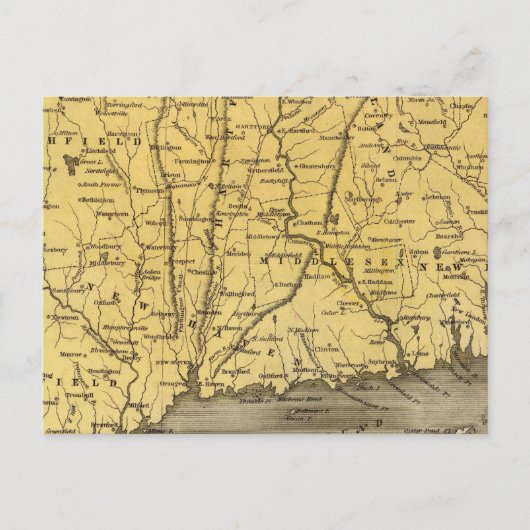 Connecticut 4 briefkaart (Voorkant)