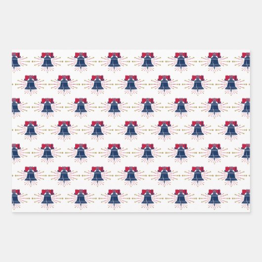 Connecticut, 50 staten, Liberty Bell Inpakpapier Vel (Voorkant 3)