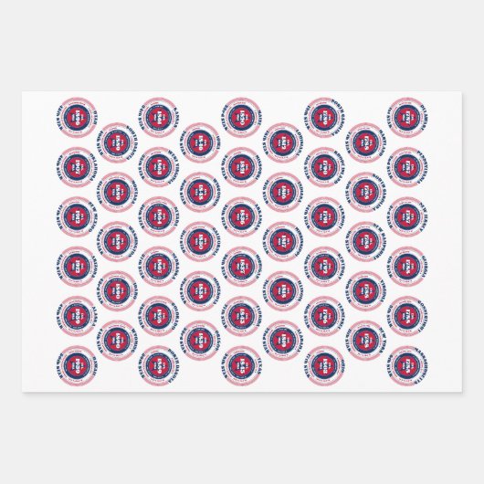 Connecticut, 50 staten, Liberty Bell Inpakpapier Vel (Voorkant 2)