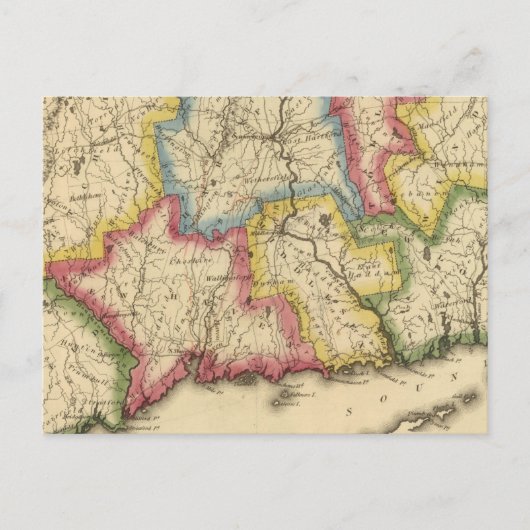 Connecticut 5 briefkaart (Voorkant)