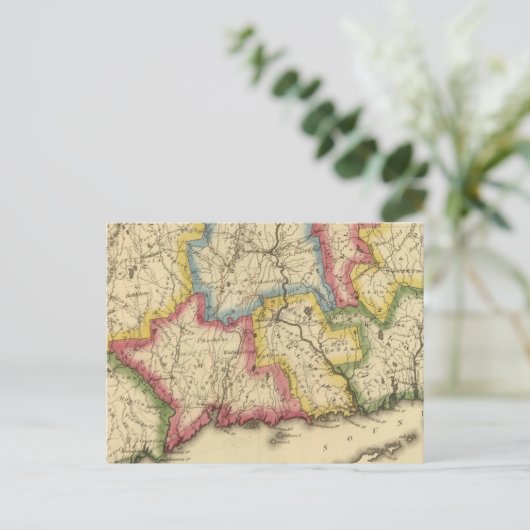 Connecticut 5 briefkaart (Staand voorkant)