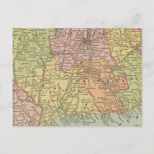 Connecticut 5 briefkaart (Voorkant)