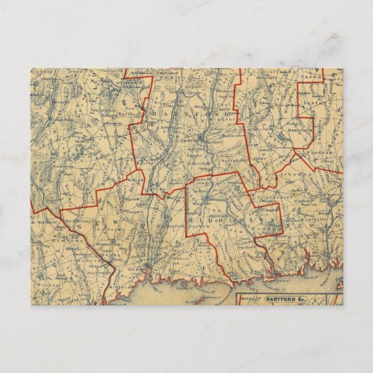 Connecticut 6 briefkaart (Voorkant)