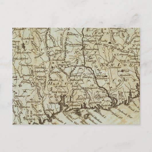Connecticut 7 briefkaart (Voorkant)