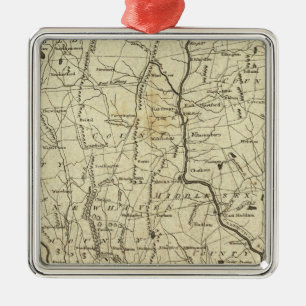 Connecticut 7 metalen ornament
