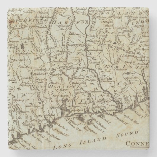 Connecticut 7 stenen onderzetter (Voorkant)