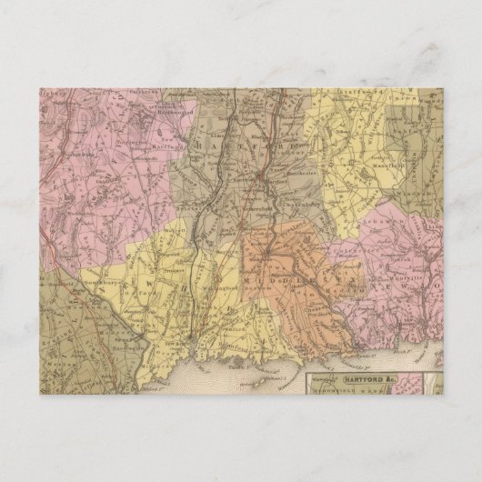 Connecticut 8 briefkaart (Voorkant)