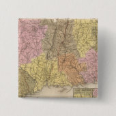 Connecticut 8 vierkante button 5,1 cm (Voorkant)