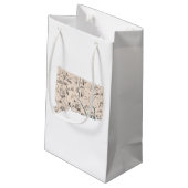 Connecticut  Afbeelding Kaart Gift Bag Klein Cadeauzakje (Achterkant Gekanteld)