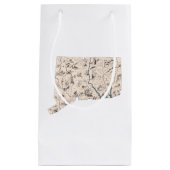 Connecticut  Afbeelding Kaart Gift Bag Klein Cadeauzakje (Voorkant)