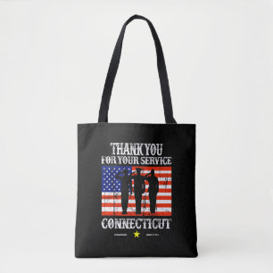 Connecticut Amerikaanse vlag - Amerikaanse staat C Tote Bag
