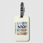 Connecticut – Ankers, Ocean & Zee Breeze Bagagelabel (Voorkant (verticaal))