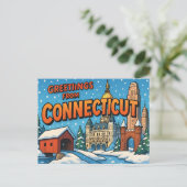 CONNECTICUT Ansichtkaart Briefkaart (Staand voorkant)