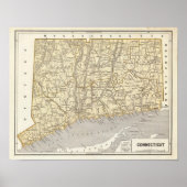 Connecticut Atlas Map Poster (Voorkant)