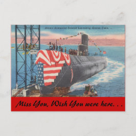 Connecticut, Atoom Onderzeese lancering Briefkaart
