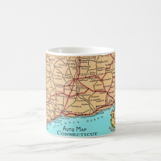 Connecticut Auto Map Mok (Center)