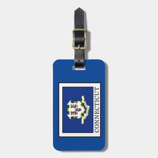Connecticut Bagagelabel (Voorkant verticaal)